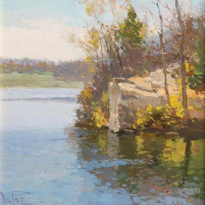 好看简约的风景写生 Zufar Bikbov