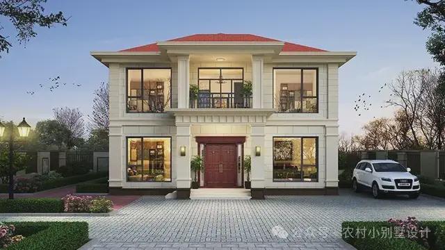 农村自建房天花板！30套二层欧式别墅回村盖房“卷”起来了！